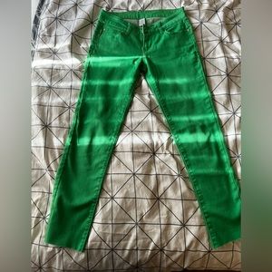 Green jeans XS